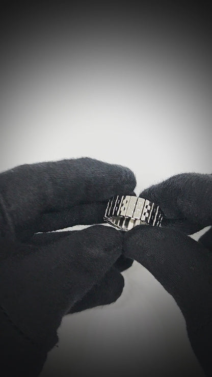 ZORION - Pure Stainless Steel Men’s Steel-Plated Ring – Adjustable