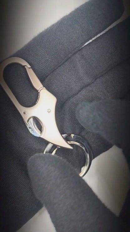 EDGELOCK SIGNATURE - STEEL - Stainless Steel Keychain for Men & Boy
