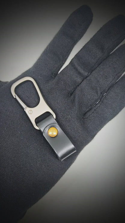 ROGUE CLIP BLACK - Stainless Steel Keychain for Men & Boy