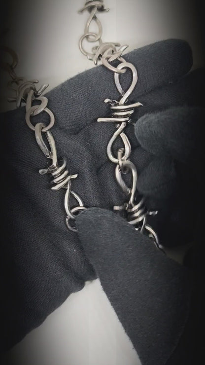 NAILCROSS - Antique Steel 12mm Titanium Steel Heavy Biker Chain for Jeans with Lobster Clasps for Men & Boys - 20 inch