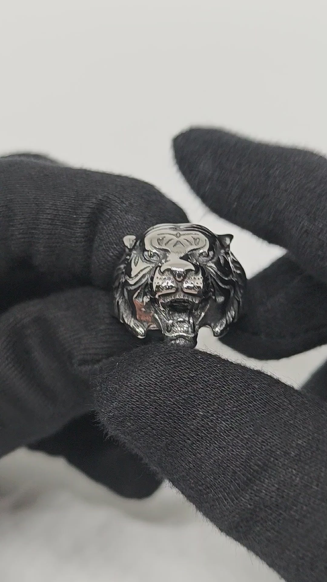 Buy Tiger Fang Ring for Men — Steel Statement Ring | TMT – THE MEN