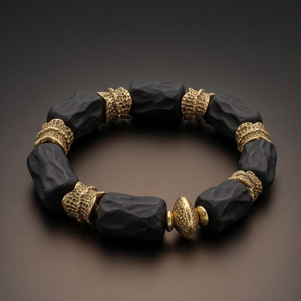 ANCIENT ONYX - 8mm Beads Bracelet - Adjustable Bracelet