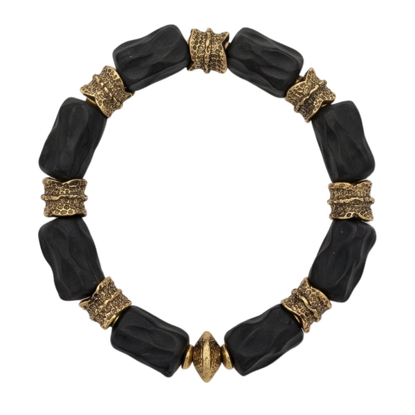 ANCIENT ONYX - 8mm Beads Bracelet - Adjustable Bracelet
