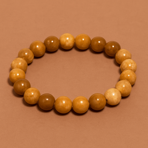 CANYON - 12mm Beads Bracelet with Natural Stone - Adjustable Bracelet