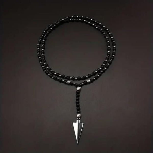 COMBO – Arrow Necklace & Money Magnet Chakra Bracelet for Men's