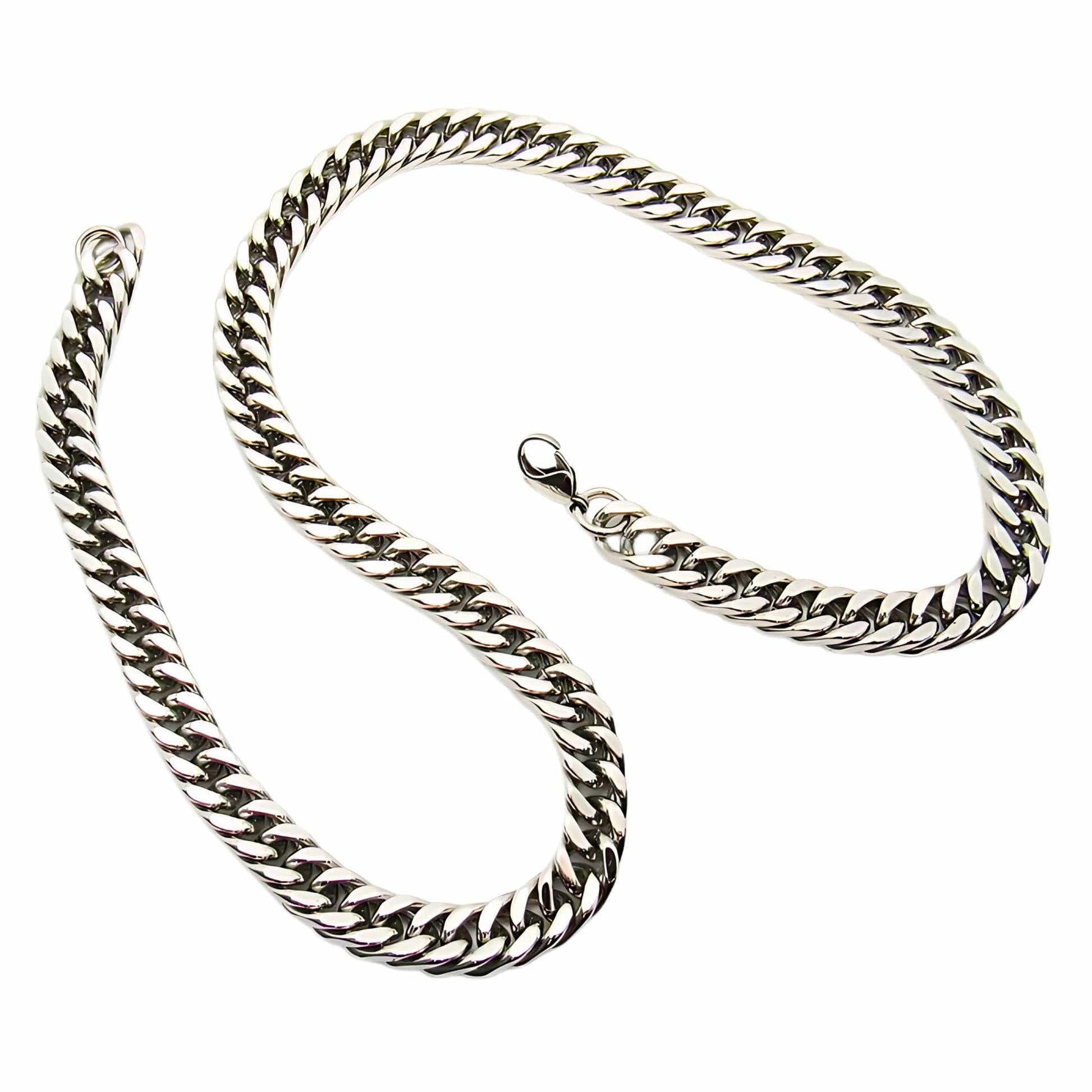 THE MEN THING Chain APEX CURB - 4mm Pure Stainless Steel Chain, 24inch for Men & Boys