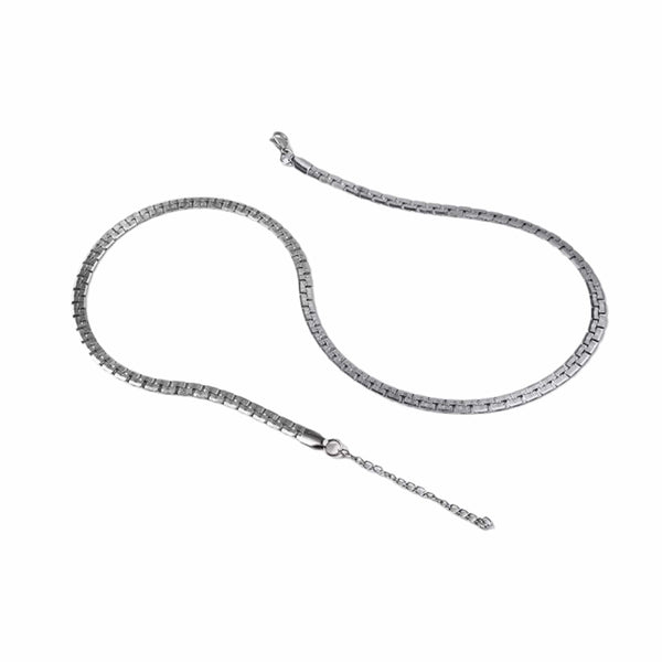 ARGENTO - 5mm Chain Pure Stainless Steel 21inch for Men & Boys