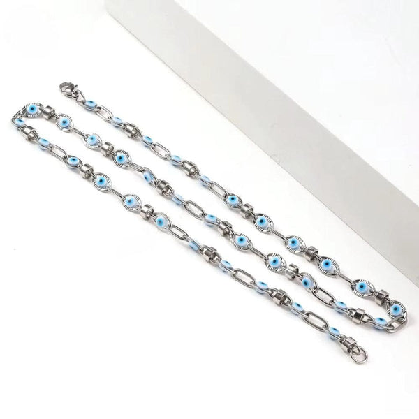 AURELEYE - 5mm Chain Pure Stainless Steel 23inch for Men & Boys