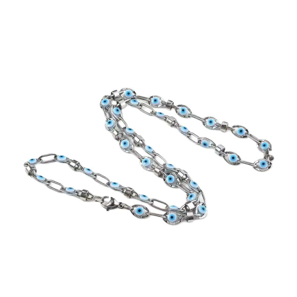 AURELEYE - 5mm Chain Pure Stainless Steel 23inch for Men & Boys