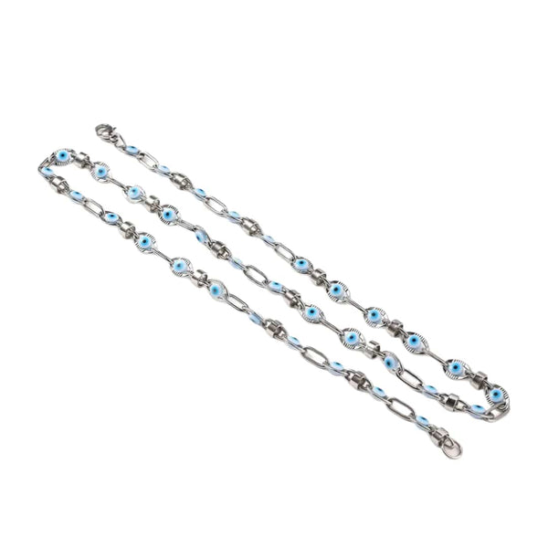 AURELEYE - 5mm Chain Pure Stainless Steel 23inch for Men & Boys