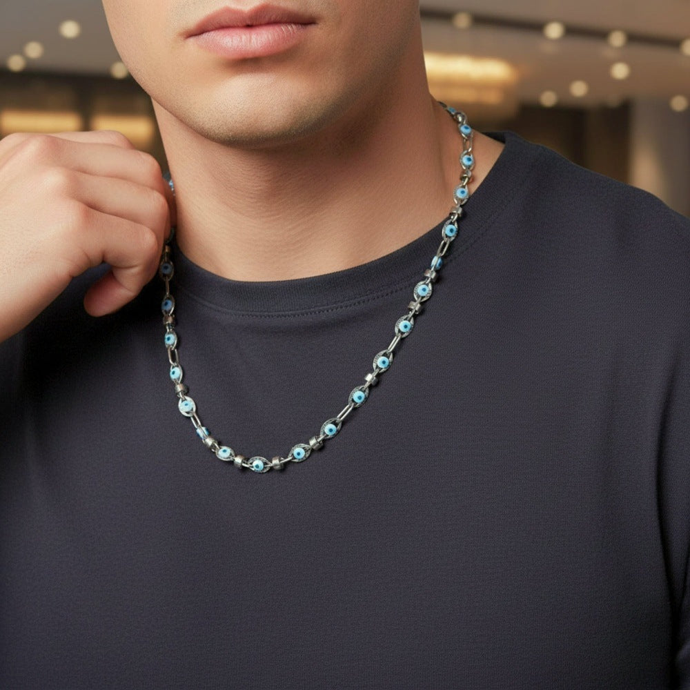 THE MEN THING Chain AURELEYE - 5mm Chain Pure Stainless Steel 23inch for Men & Boys