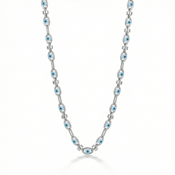 AURELEYE - 5mm Chain Pure Stainless Steel 23inch for Men & Boys