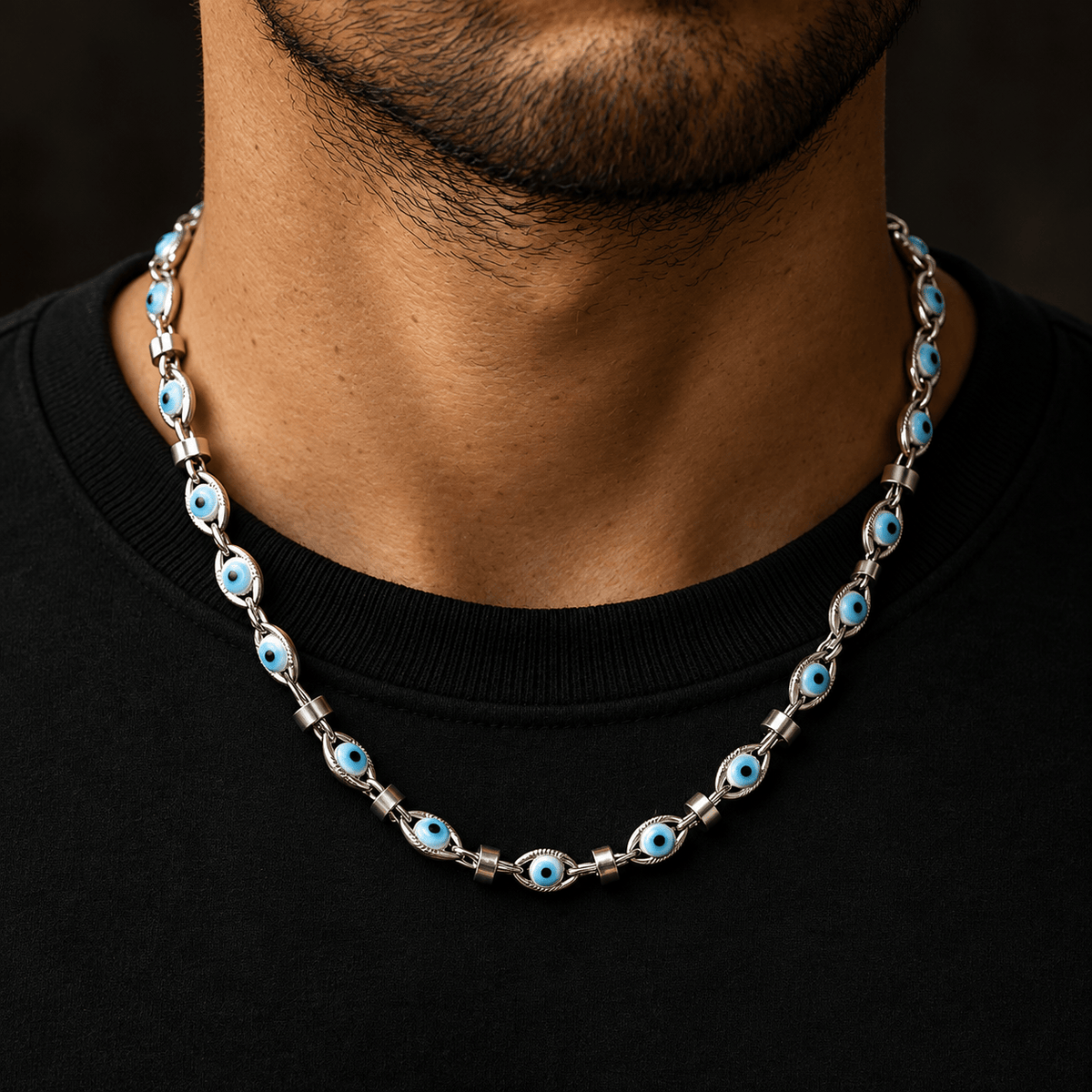 THE MEN THING Chain AURELEYE - 5mm Chain Pure Stainless Steel 23inch for Men & Boys