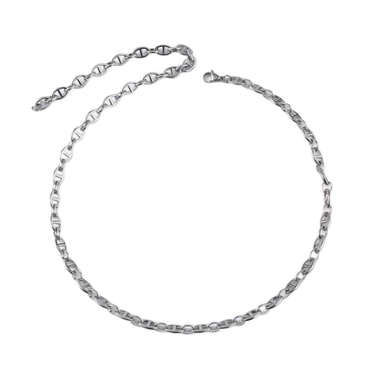 THE MEN THING Chain CAELION - 8mm Chain Pure Stainless Steel 23inch for Men & Boys