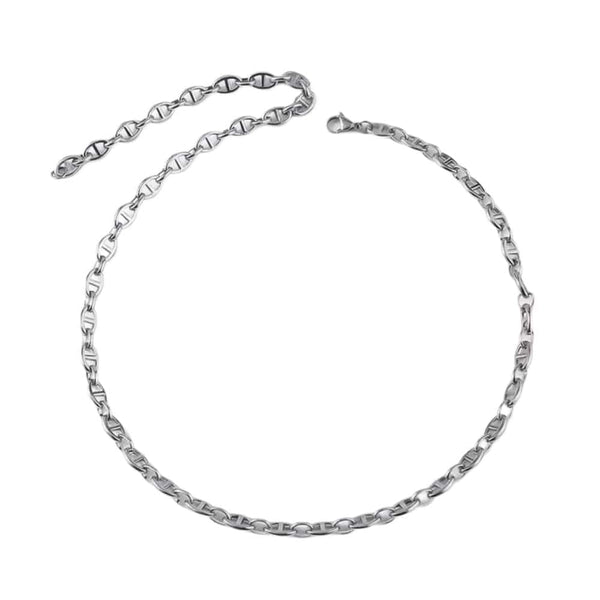 CAELION - 8mm Chain Pure Stainless Steel 23inch for Men & Boys