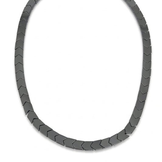 THE MEN THING Chain CHEVRON LINK - 9mm Pure Stainless Steel 17 to 19 inch Adjustable Chain for Men & Boys