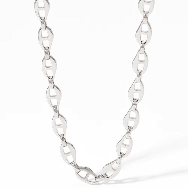 CRIMSON LINK - 8mm Chain Pure Stainless Steel 23inch for Men & Boys