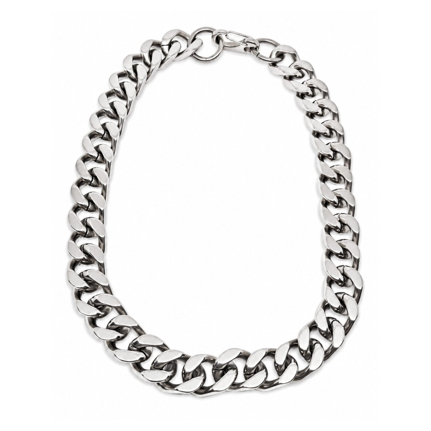 THE MEN THING Chain CUBAN EDGE - 18mm Stainless Steel Chain with Lobster Clasp for Men & Boys (18inch)