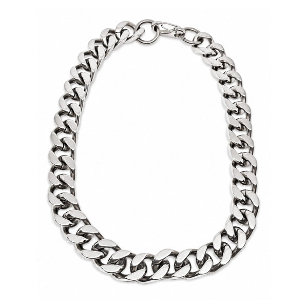 CUBAN EDGE - 18mm Stainless Steel Chain with Lobster Clasp for Men & Boys (18inch)