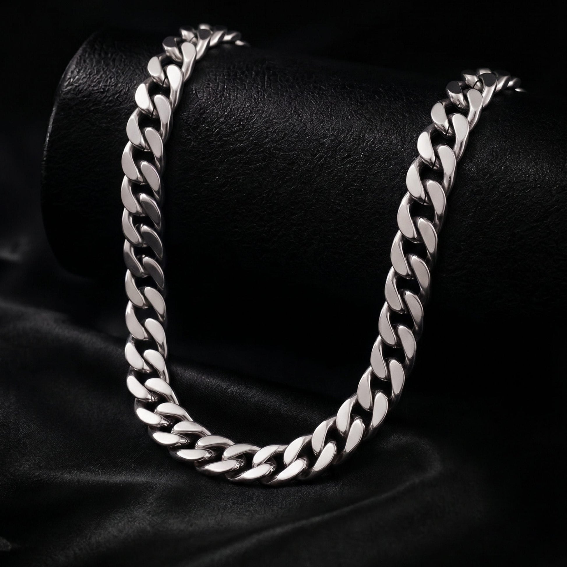 THE MEN THING Chain CUBAN EDGE - 18mm Stainless Steel Chain with Lobster Clasp for Men & Boys (18inch)