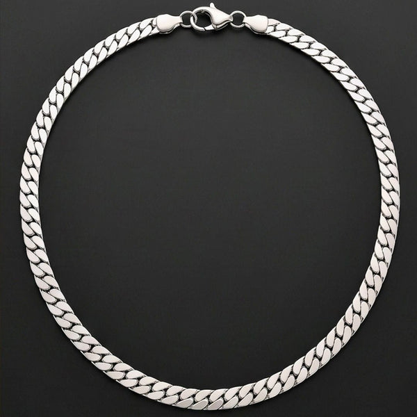 CUBAN FORCE - 7mm Stainless Steel Chain with Lobster Clasp for Men & Boys (23inch)