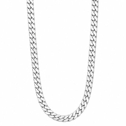THE MEN THING Chain CUBAN FORCE - 7mm Stainless Steel Chain with Lobster Clasp for Men & Boys (23inch)
