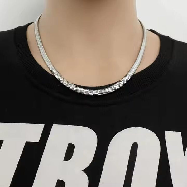 DOMINIX - 5mm Chain Pure Stainless Steel 23inch for Men & Boys