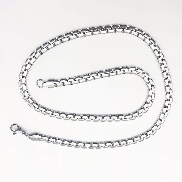 DOMINUS - 6mm Chain Pure Stainless Steel 23inch for Men & Boys