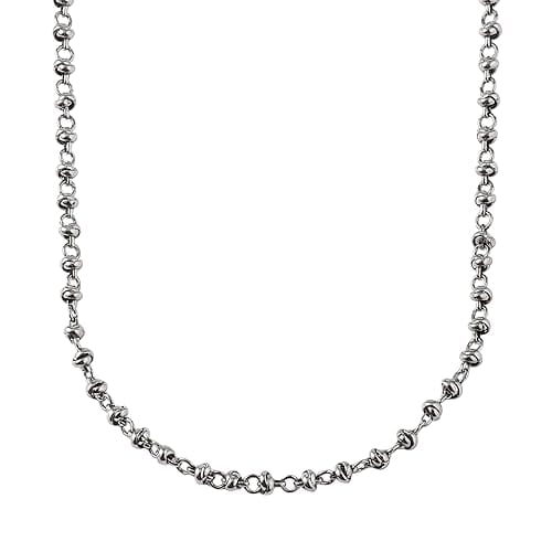 THE MEN THING Chain ELARION - 8mm Chain Pure Stainless Steel 23inch for Men & Boys