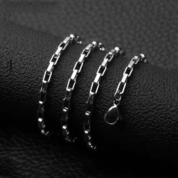 THE MEN THING Chain ELEXON - 4mm Chain Pure Stainless Steel 23inch for Men & Boys