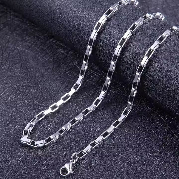 ELEXON - 4mm Chain Pure Stainless Steel 23inch for Men & Boys