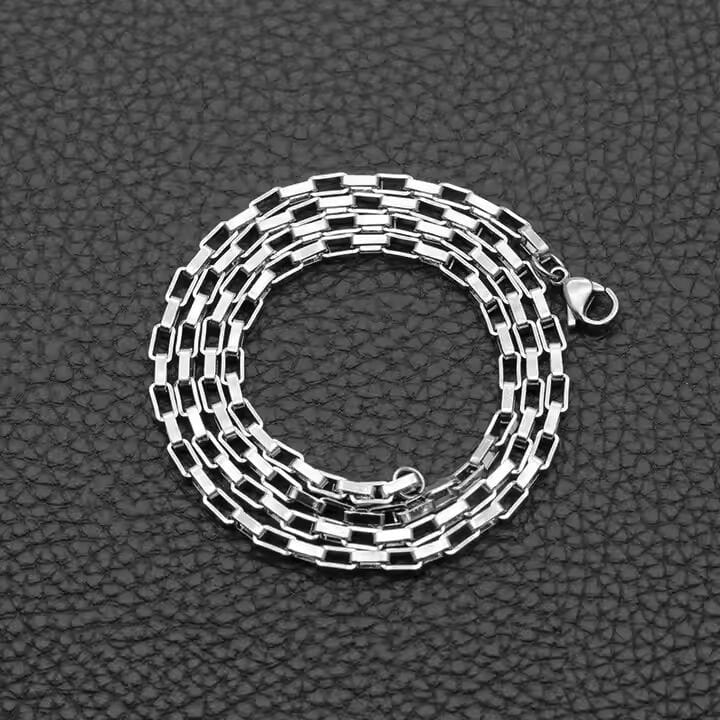 THE MEN THING Chain ELEXON - 4mm Chain Pure Stainless Steel 23inch for Men & Boys