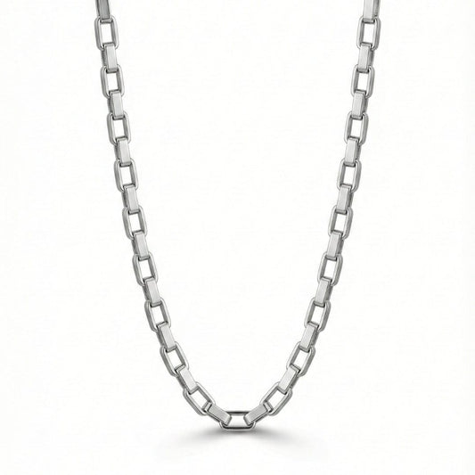 THE MEN THING Chain ELEXON - 4mm Chain Pure Stainless Steel 23inch for Men & Boys