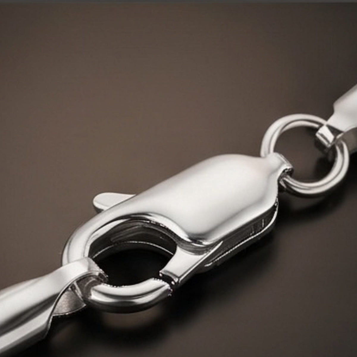 THE MEN THING Chain FRANCO EDGE - 5mm Stainless Steel Box Link Chain with Lobster Clasp for Men & Boys (22 inch)