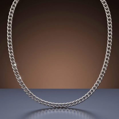 THE MEN THING Chain FRANCO NEXUS - 7mm Stainless Steel Chain with Lobster Clasp for Men & Boys (24inch)