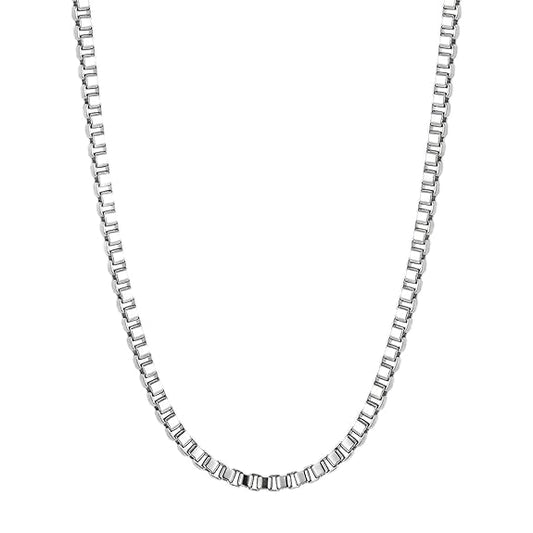 THE MEN THING Chain FROSTBITE - 3mm Chain Pure Stainless Steel 23inch for Men & Boys