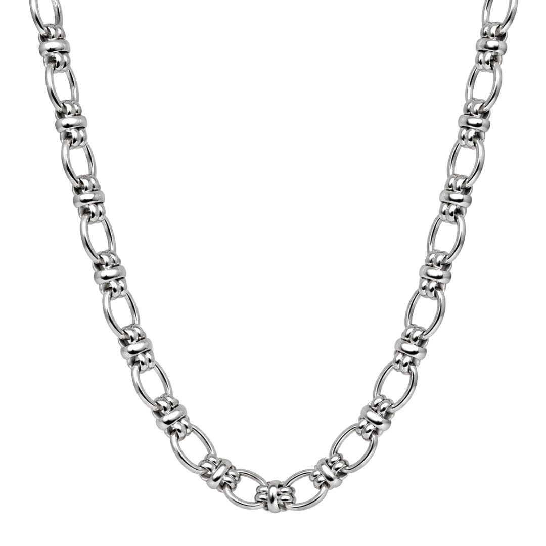 THE MEN THING Chain GRAVION - 10mm Chain Pure Stainless Steel 23inch for Men & Boys
