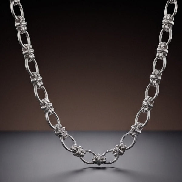 GRAVION - 10mm Chain Pure Stainless Steel 23inch for Men & Boys