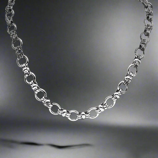 GRAVION - 11mm Chain Pure Stainless Steel 23inch for Men & Boys