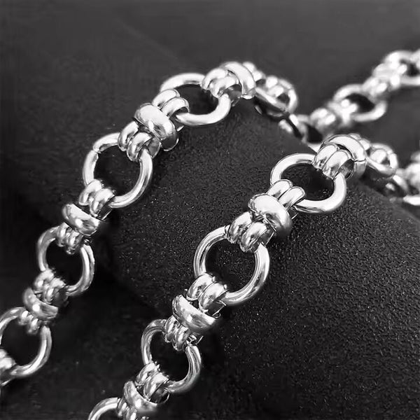 GRAVION - 11mm Chain Pure Stainless Steel 23inch for Men & Boys