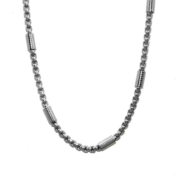 GRAVX - 5mm Chain Pure Stainless Steel 23inch for Men & Boys