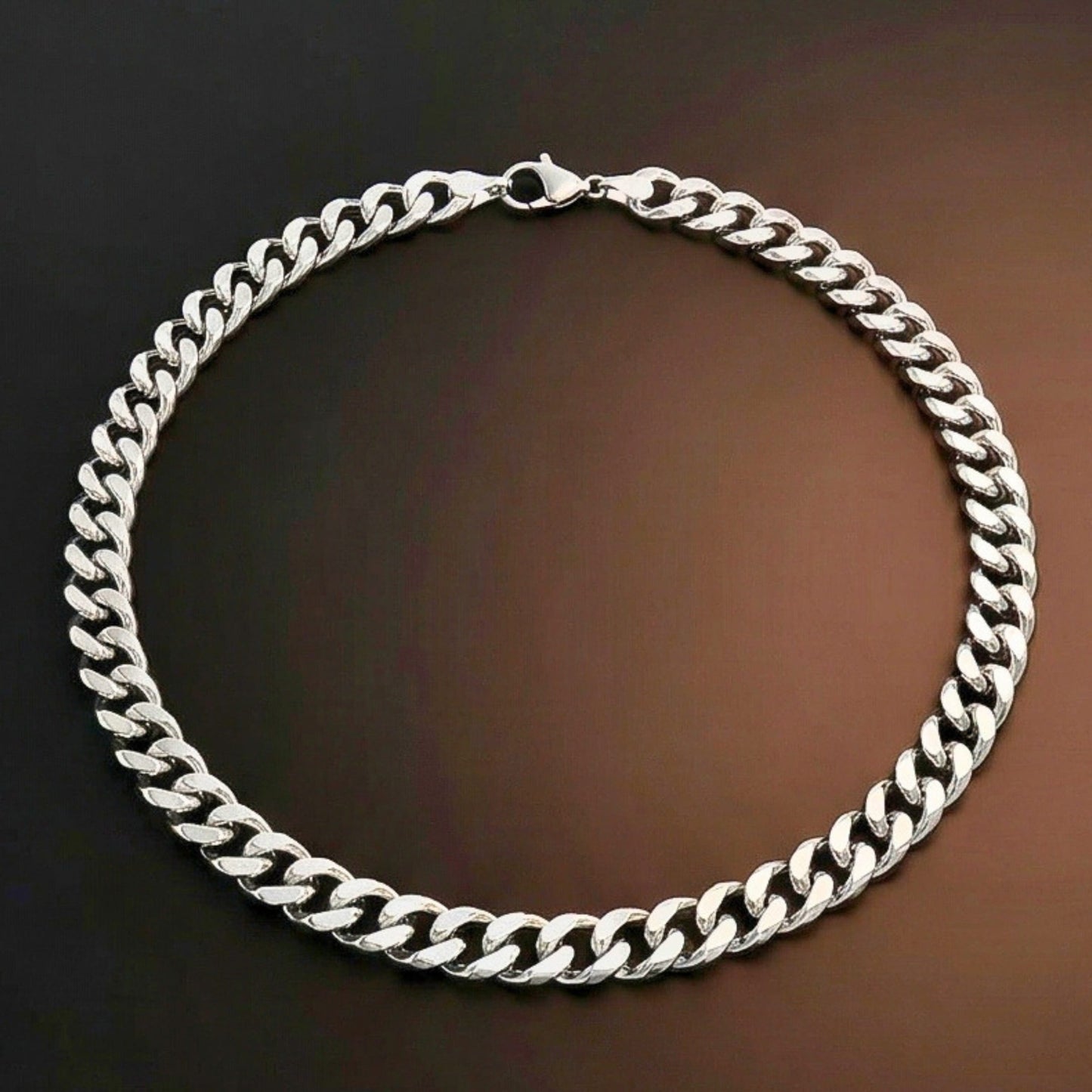 THE MEN THING Chain HAVOC CURB - 11mm Pure Stainless Steel 20inch Chain for Men & Boys