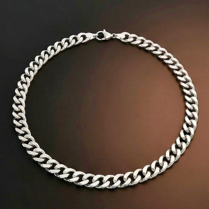 THE MEN THING Chain HAVOC CURB - 11mm Pure Stainless Steel 20inch Chain for Men & Boys