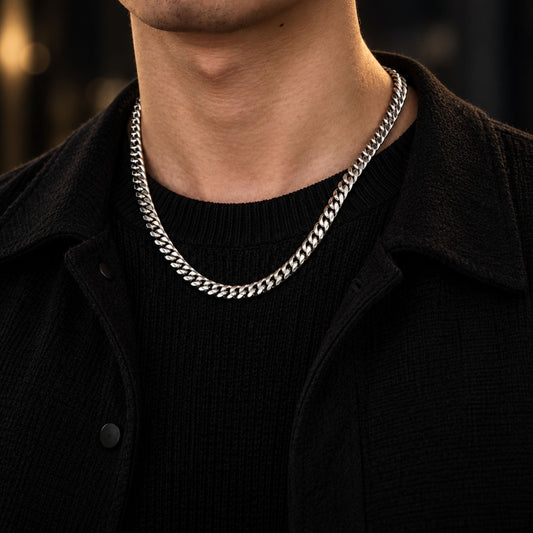 THE MEN THING Chain HAVOC CURB - 11mm Pure Stainless Steel 20inch Chain for Men & Boys