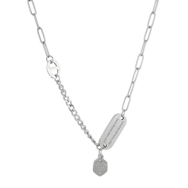 HEXMARK - 24inch Pure Stainless Steel European trending Style Chain for Men & Boy