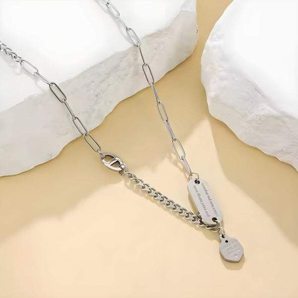 HEXMARK - 24inch Pure Stainless Steel European trending Style Chain for Men & Boy