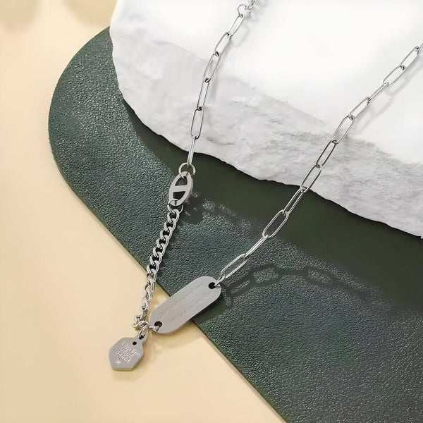 HEXMARK - 24inch Pure Stainless Steel European trending Style Chain for Men & Boy