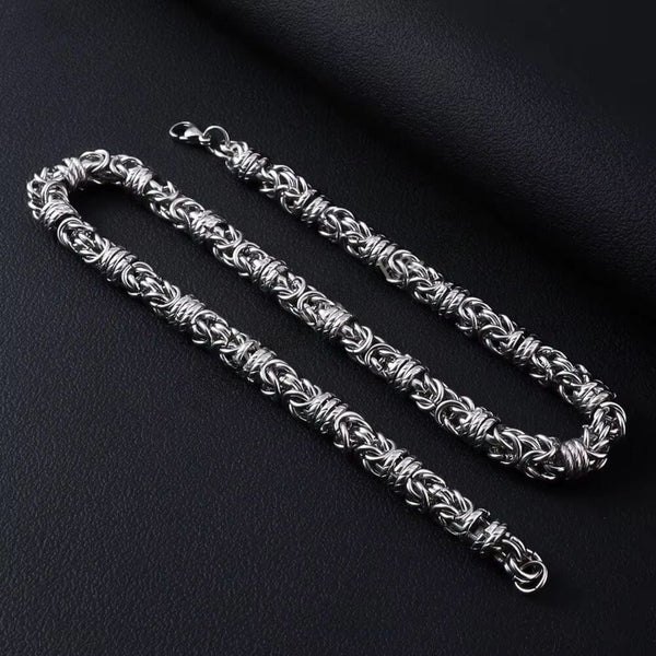 IMPERIUM - 9mm Chain Pure Stainless Steel 23inch for Men & Boys