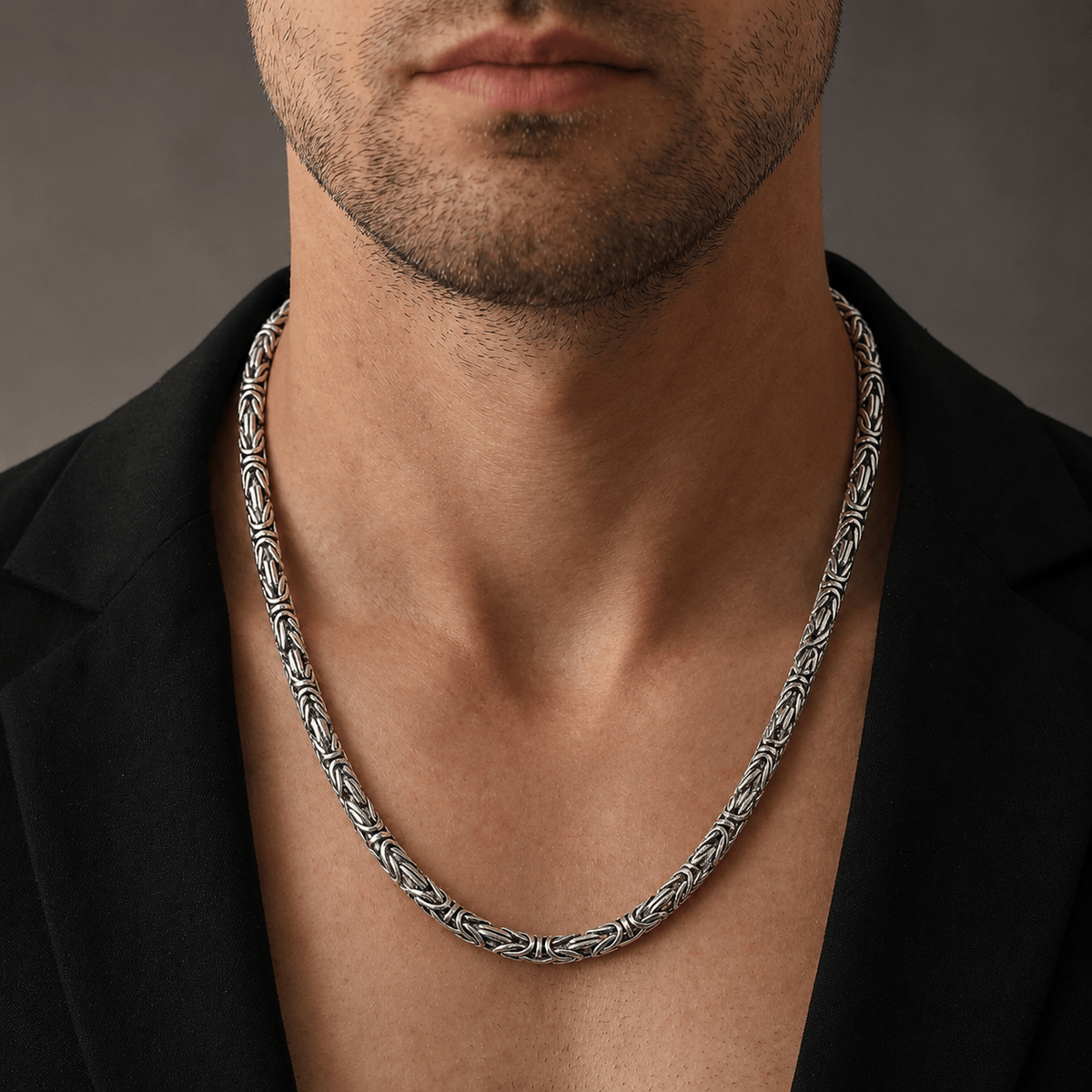 THE MEN THING Chain IMPERIUM - 9mm Chain Pure Stainless Steel 23inch for Men & Boys