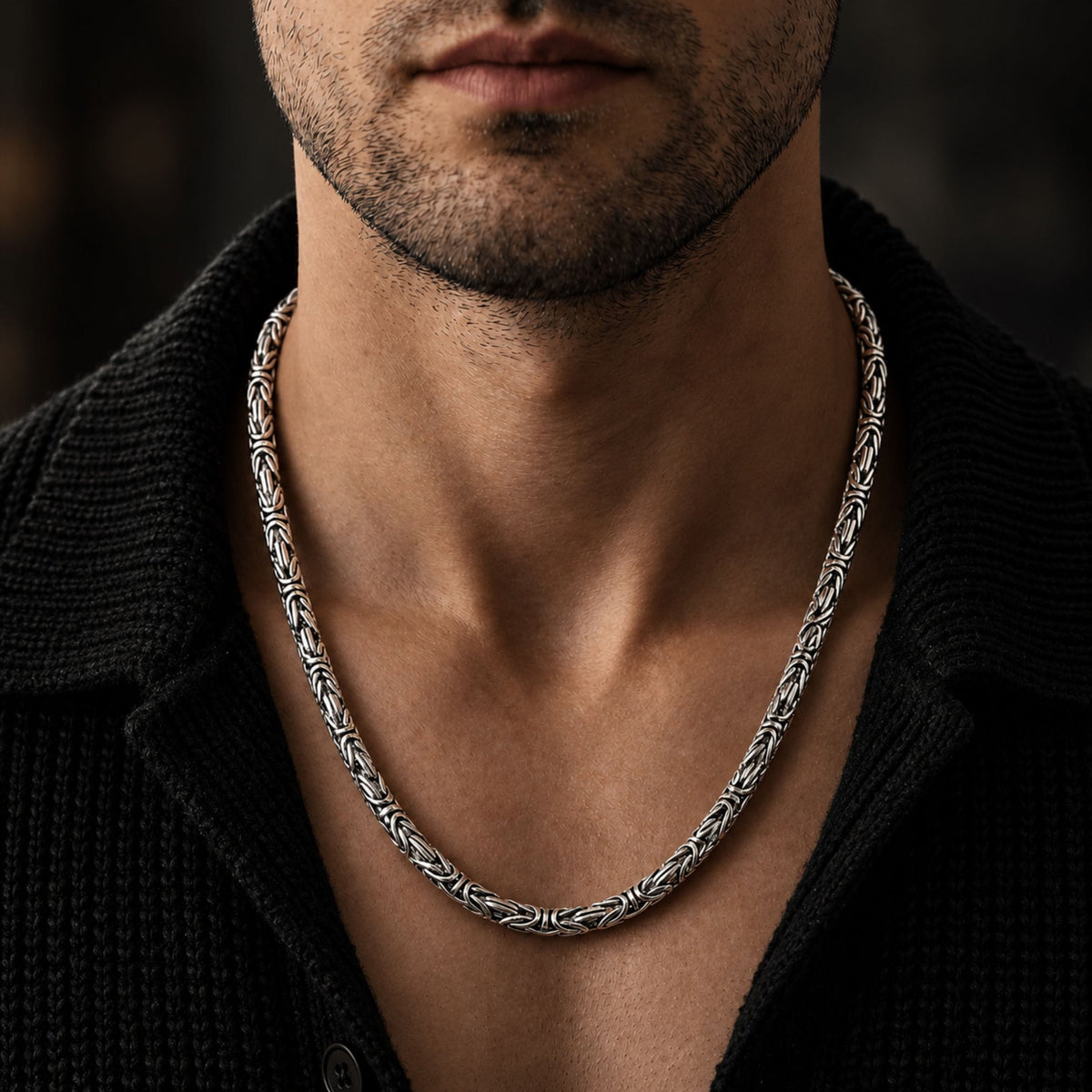 THE MEN THING Chain IMPERIUM - 9mm Chain Pure Stainless Steel 23inch for Men & Boys